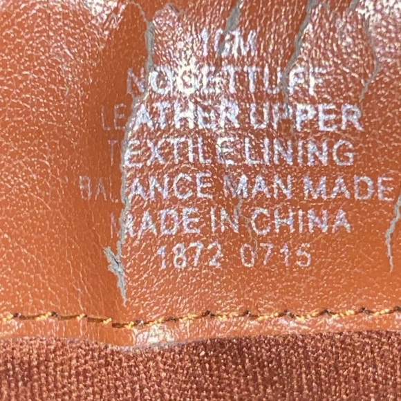 Nine West Wo size 10 LEATHER Brown Heeled Boots w/GOLD Buckle ACCENT 4” HEELS - Picture 5 of 12